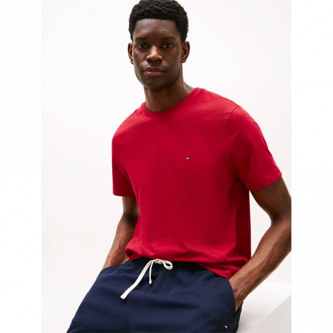 Mens Flag Embroidery T-Shirt