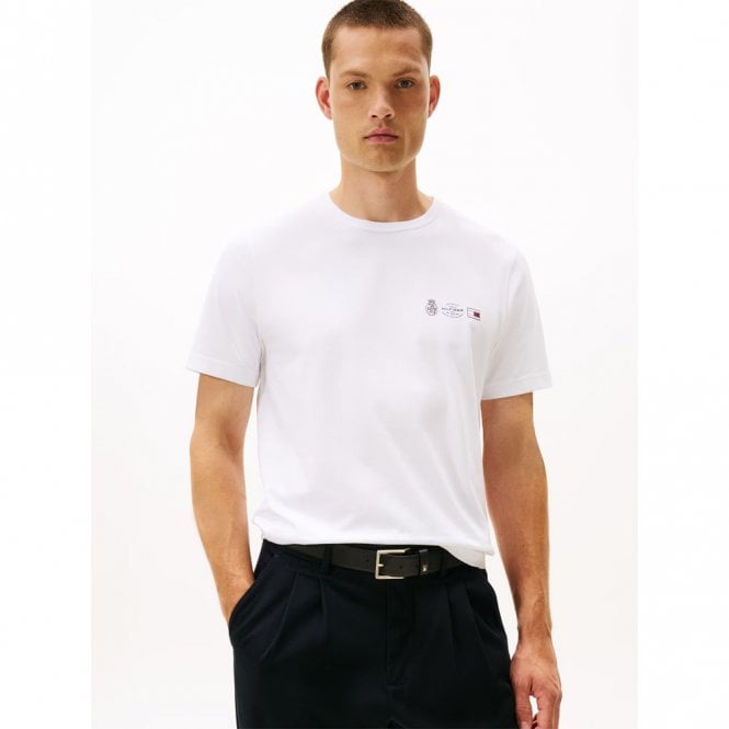 Mens Small Crest Outline T-Shirt