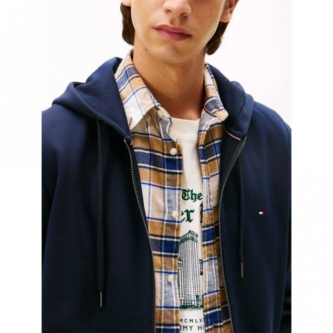 Mens Essential Intechno Full-Zip Hooded Sweatshirt