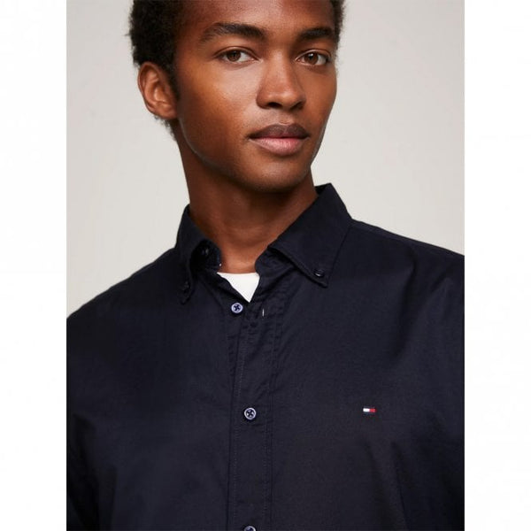 Mens Poplin TH Flex Regular Fit Long Sleeve Shirt