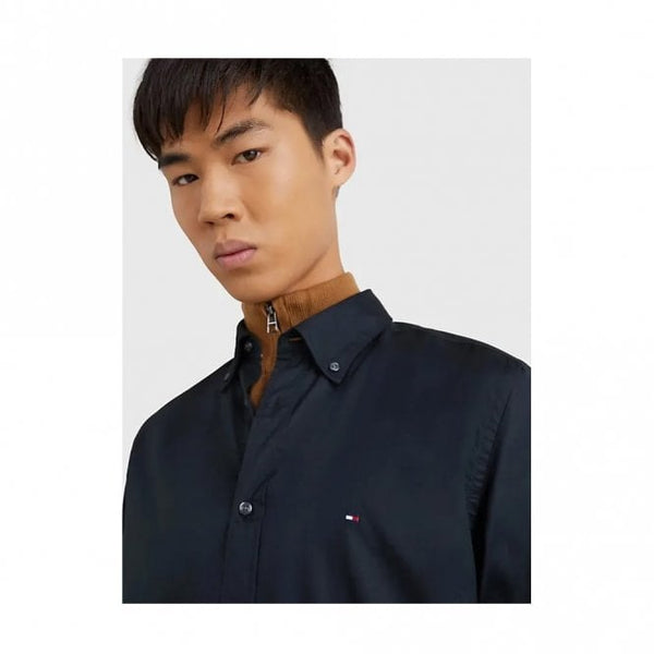 Mens Poplin TH Flex Regular Fit Long Sleeve Shirt