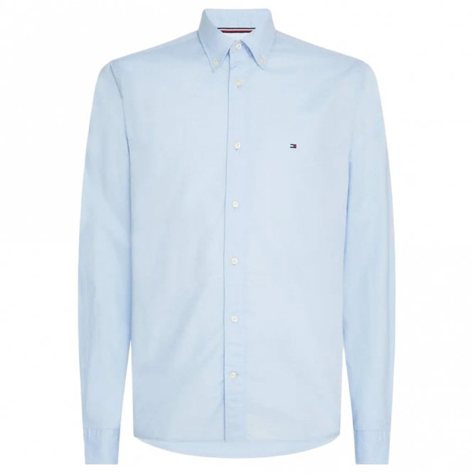 Mens TH Flex Poplin Regular Fit Long Sleeve Shirt