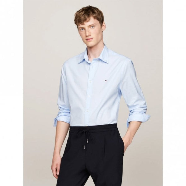 Mens TH Flex Poplin Regular Fit Long Sleeve Shirt