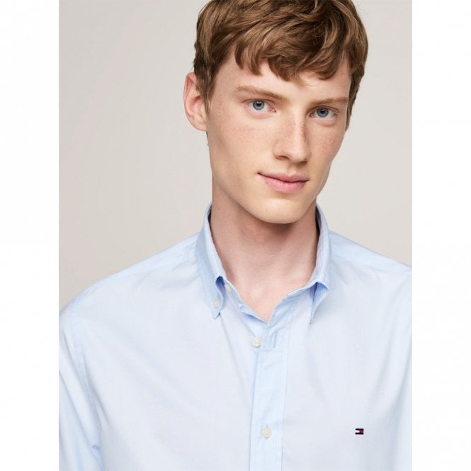 Mens TH Flex Poplin Regular Fit Long Sleeve Shirt