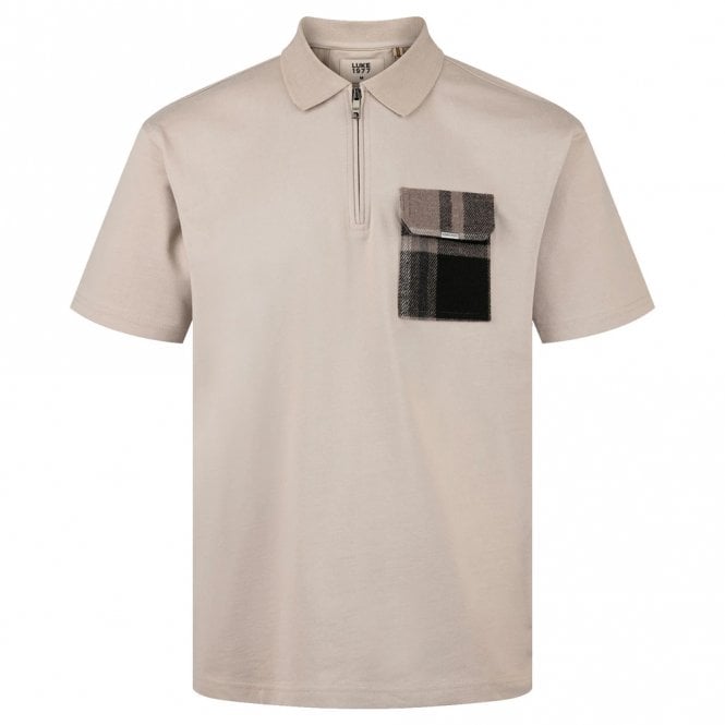 Mens Magna Polo with Check Pocket