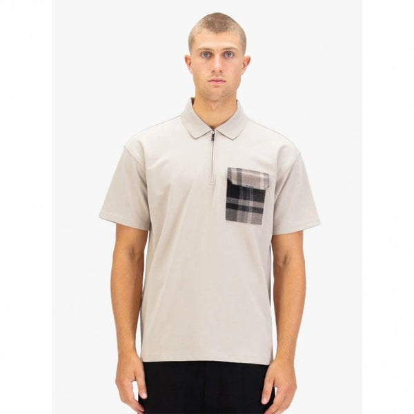 Mens Magna Polo with Check Pocket