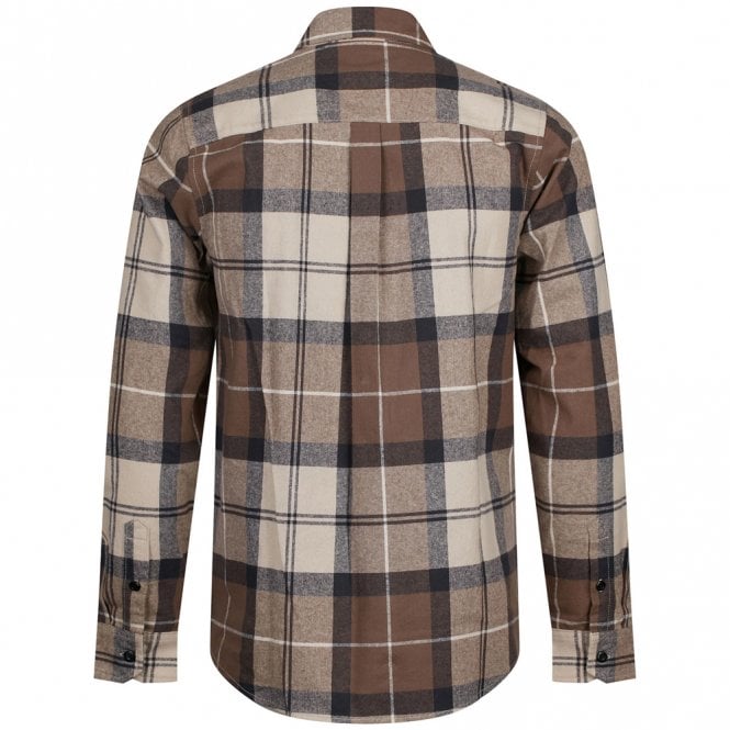 Mens Eightoaks Checked Long Sleeve Overshirt