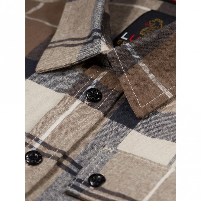 Mens Eightoaks Checked Long Sleeve Overshirt