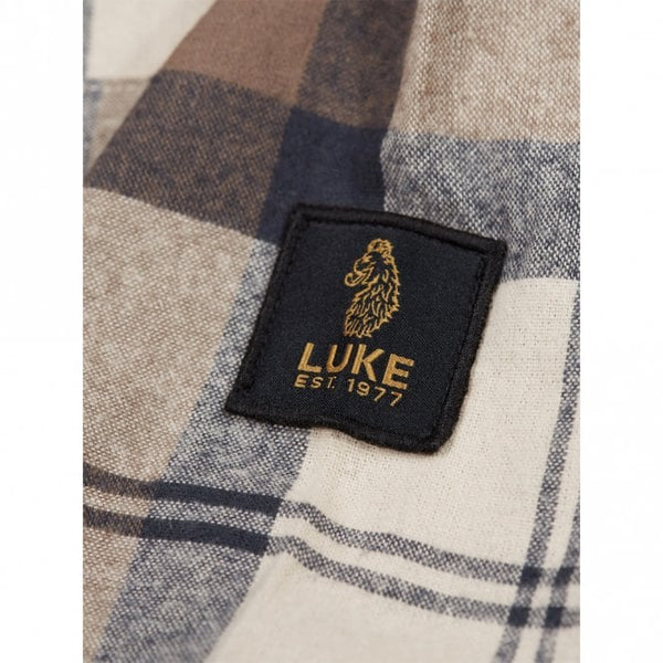 Mens Eightoaks Checked Long Sleeve Overshirt