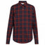Mens Poplin Tartan Long Sleeve Shirt