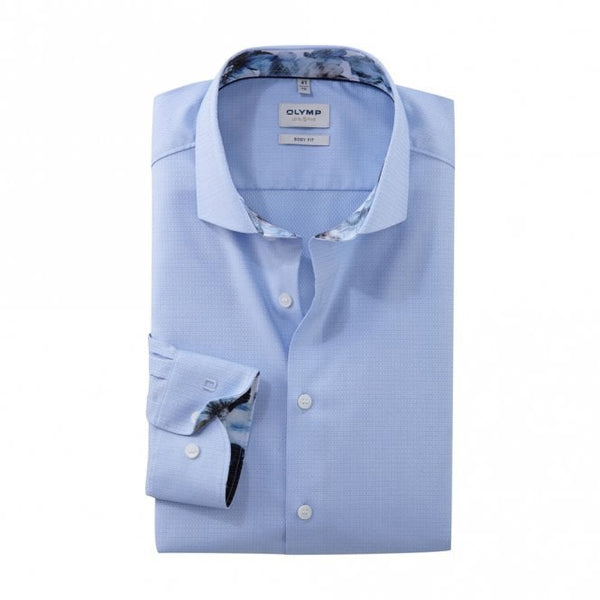 Mens Level 5 Body Fit Long Sleeve Shirt