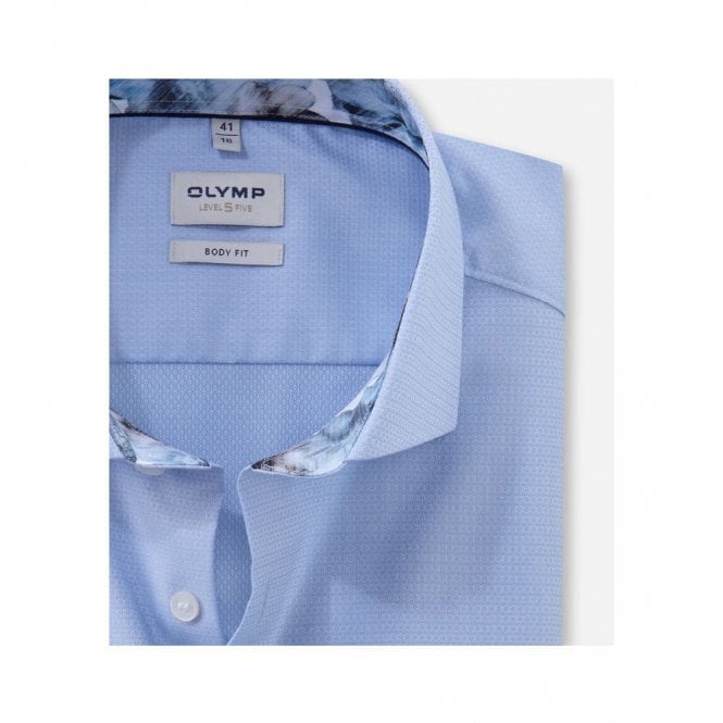 Mens Level 5 Body Fit Long Sleeve Shirt