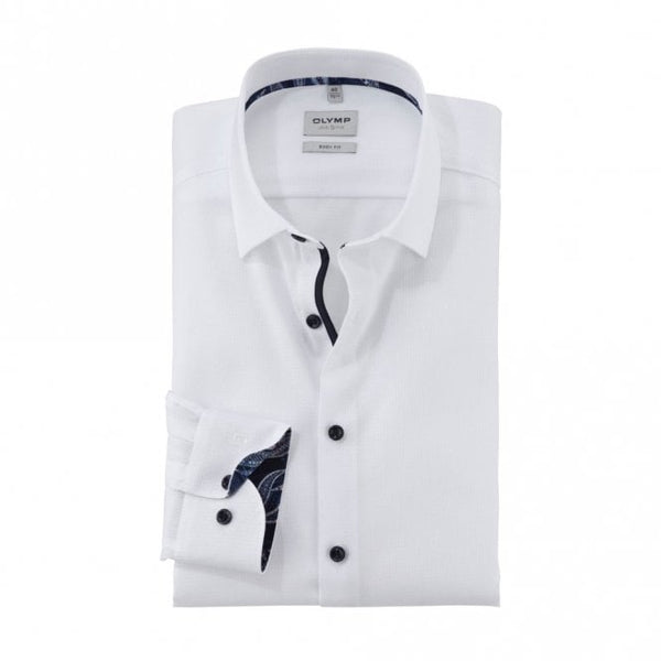 Mens Level 5 Body Fit Long Sleeve Shirt