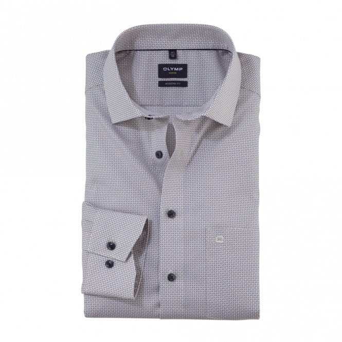Mens Luxor Modern Fit Long Sleeve Shirt