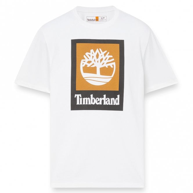 Mens Square Stack Logo T-Shirt