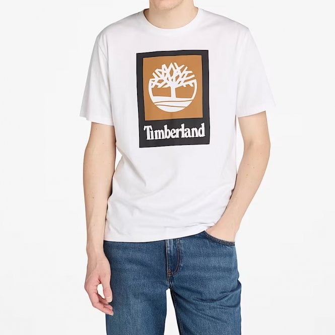 Mens Square Stack Logo T-Shirt