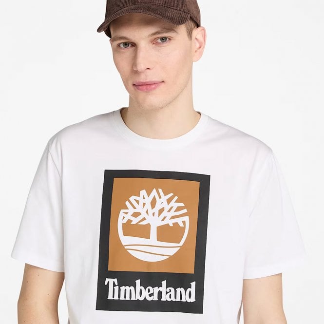 Mens Square Stack Logo T-Shirt