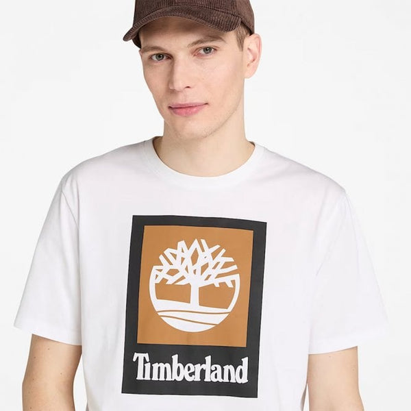 Mens Square Stack Logo T-Shirt
