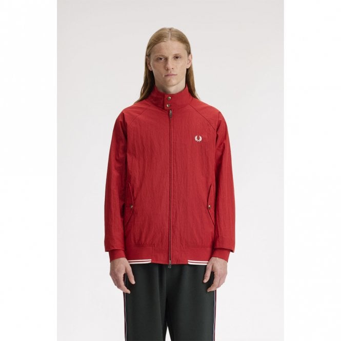 Mens Crinkle Harrington Jacket