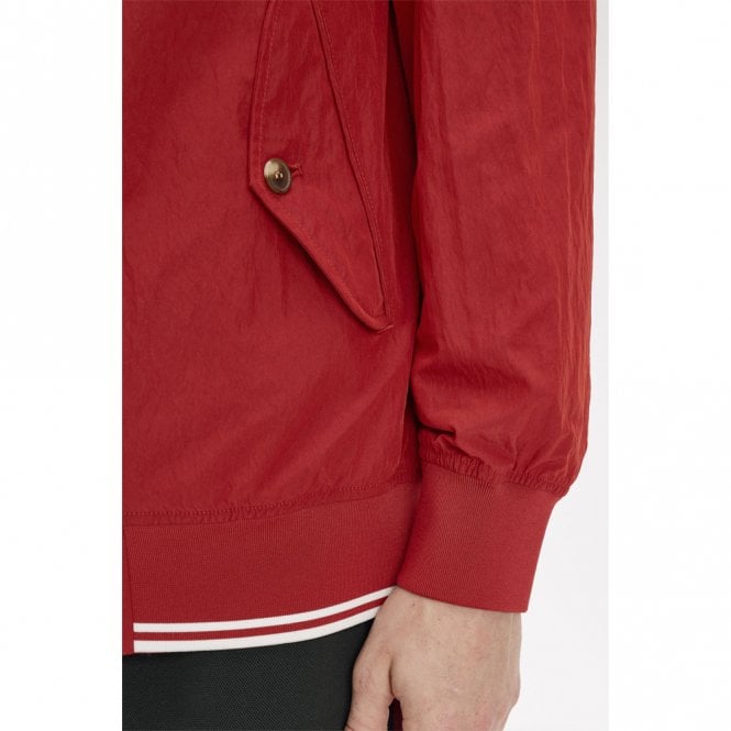 Mens Crinkle Harrington Jacket