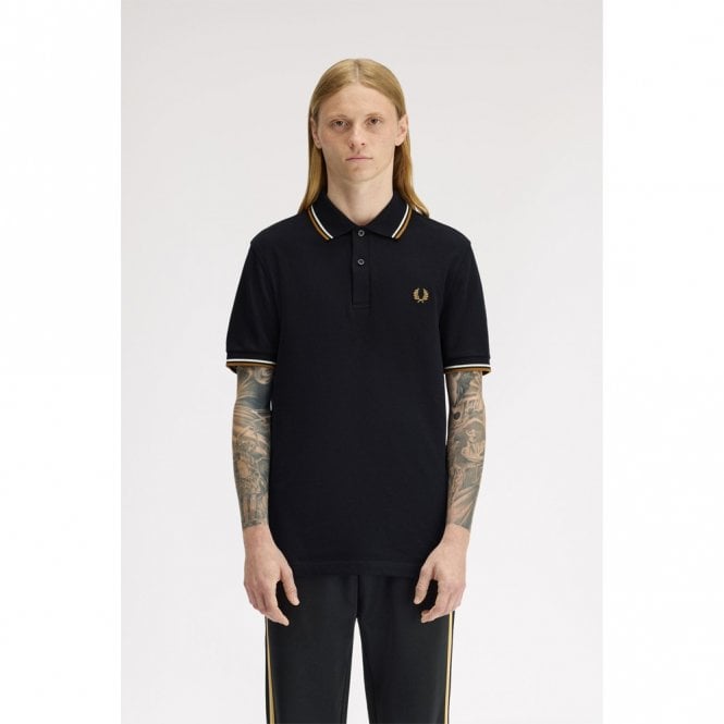 Mens M3600 Twin Tipped Polo Shirt Secondary image