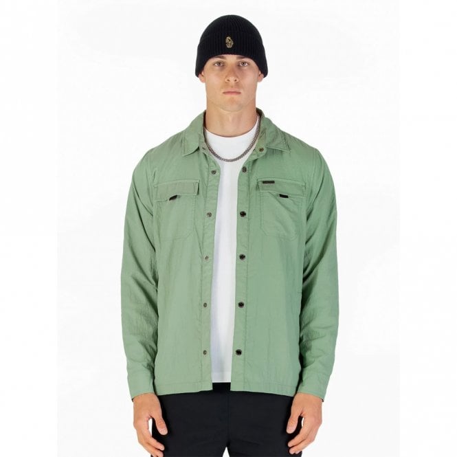 Mens Seatle Crinkled Nylon Shacket