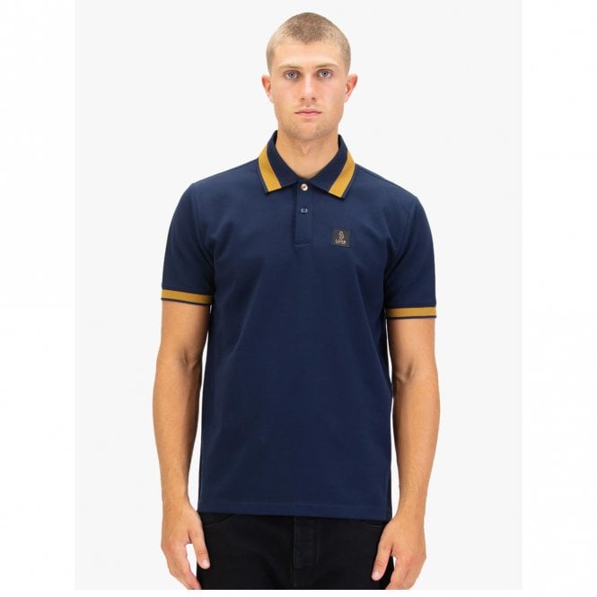 Mens Makati Honeycomb Textured Polo
