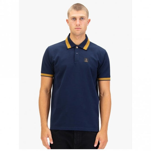 Mens Makati Honeycomb Textured Polo