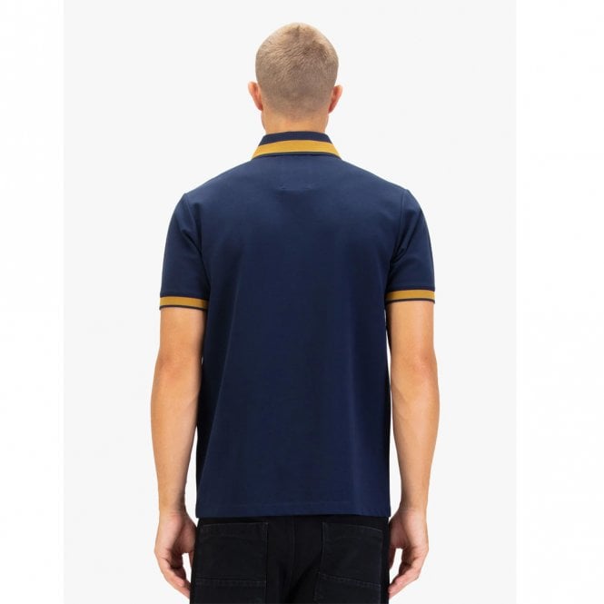 Mens Makati Honeycomb Textured Polo