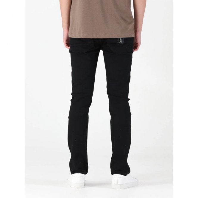 Mens DNA Tapered Fit Black Jeans