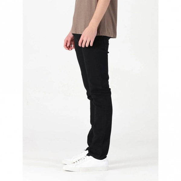 Mens DNA Tapered Fit Black Jeans