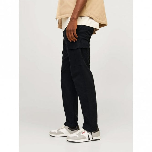 Mens Relaxed Fit Mid Rise Cargo Trouser