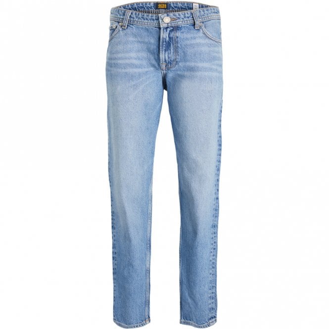 Boys Relaxed Fit High Rise Junior Blue Denim Jeans Main image