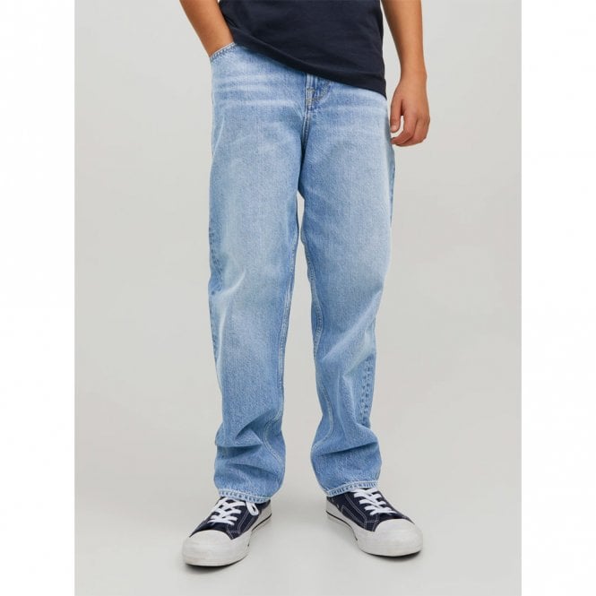 Boys Relaxed Fit High Rise Junior Blue Denim Jeans Secondary image
