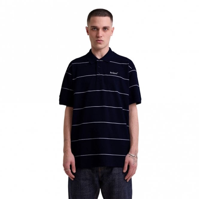 Mens Katz Yarn Stripe Pique Polo Shirt Main image