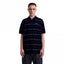 Mens Katz Yarn Stripe Pique Polo Shirt