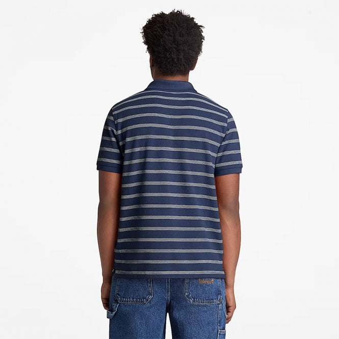 Mens Millers River Striped Polo