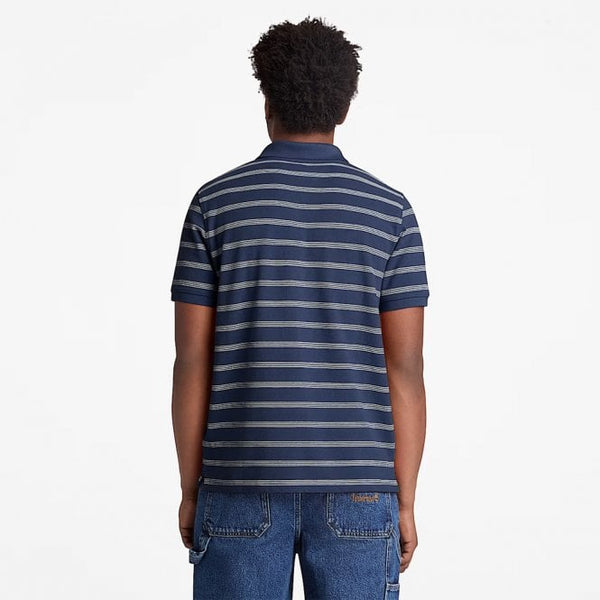 Mens Millers River Striped Polo