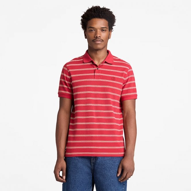 Mens Millers River Striped Polo Secondary image