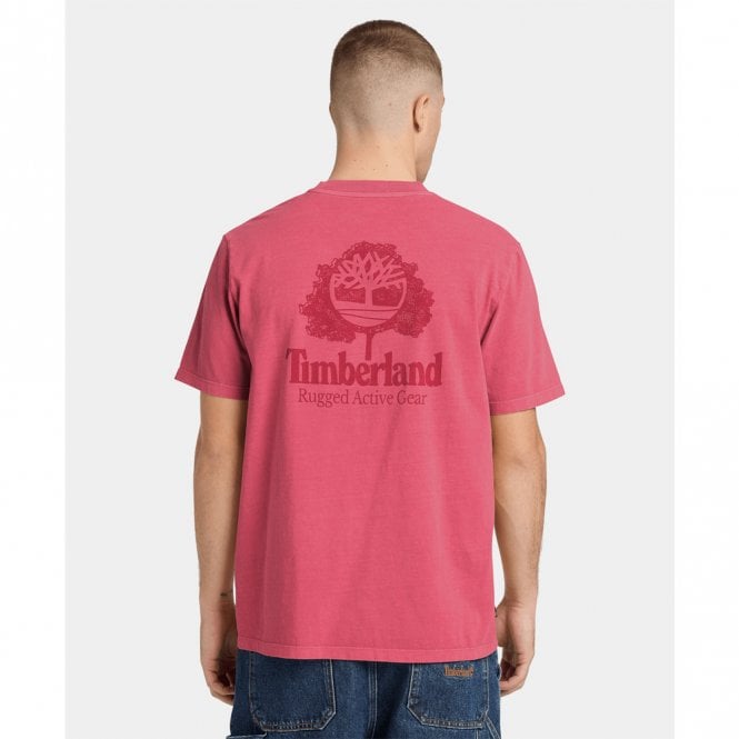 Mens Rugged Active Gear Back Graphic T-Shirt