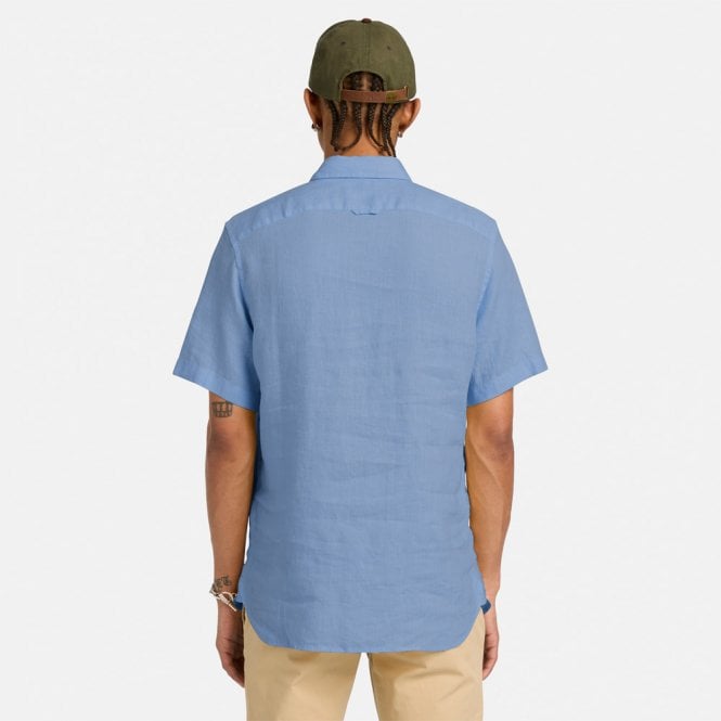 Mens Mill Brook Linen Short Sleeve Shirt