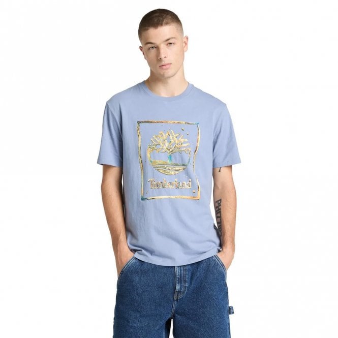 Mens Water Stack Logo T-Shirt
