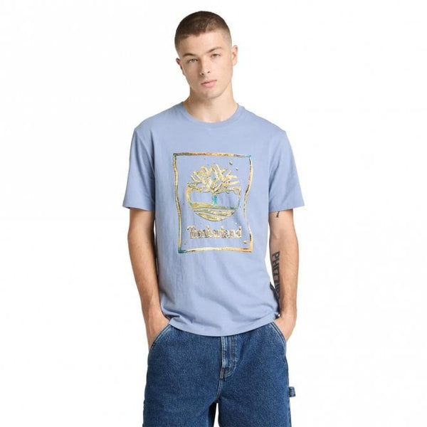 Mens Water Stack Logo T-Shirt