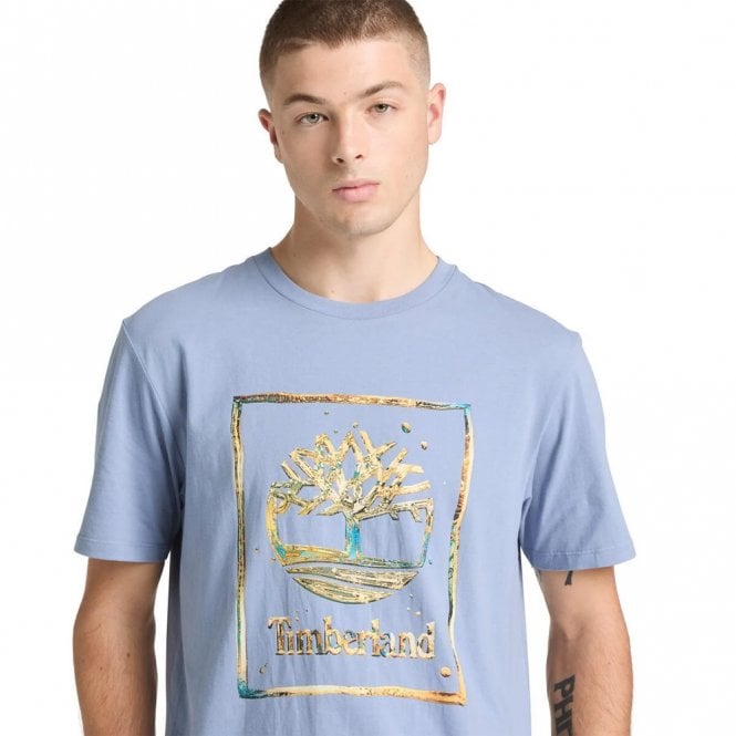 Mens Water Stack Logo T-Shirt