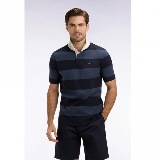 Mens Striped Polo Secondary image