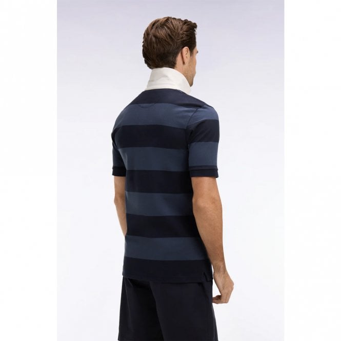 Mens Striped Polo