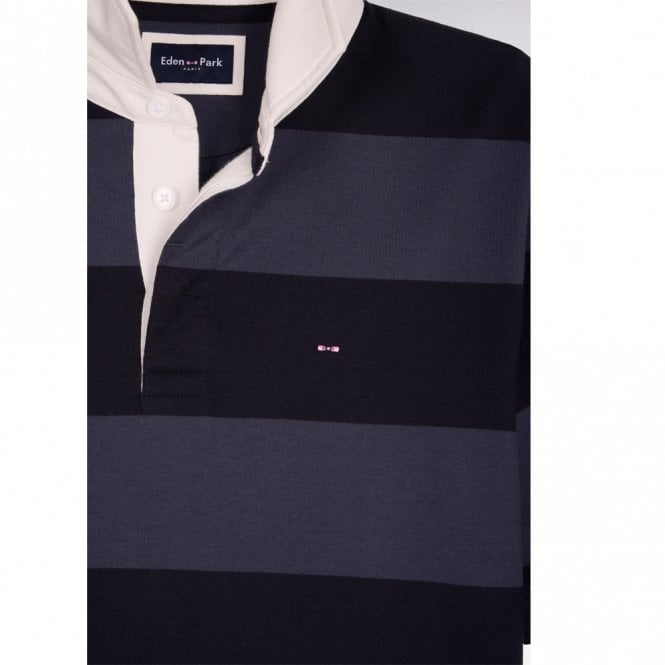 Mens Striped Polo
