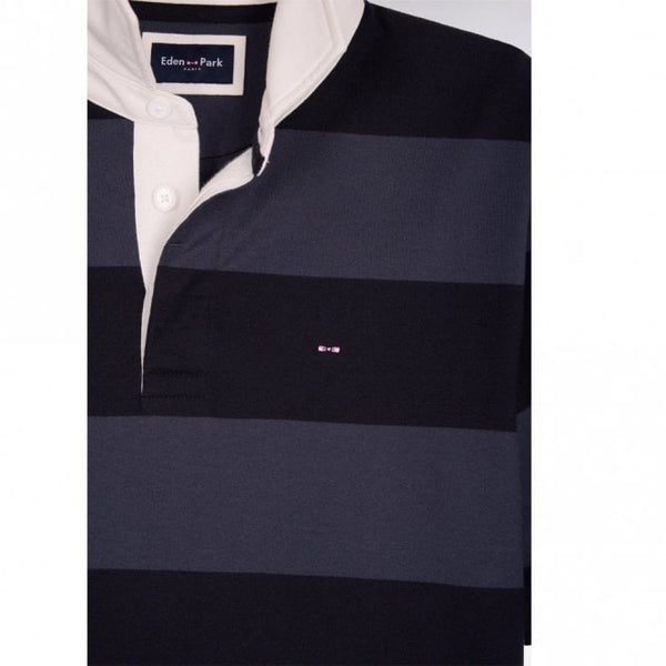 Mens Striped Polo