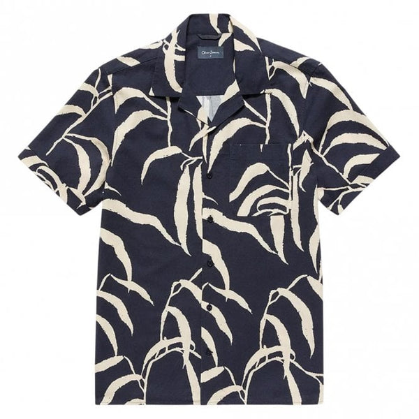 Mens Ravenshead Print Riviera Short Sleeve Shirt