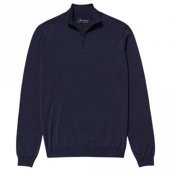 Mens Curragh Merino Wool 1/4 Zip